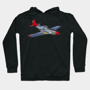 P-51 Mustang Red Tail Hoodie